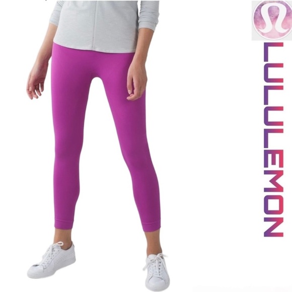 Lululemon Seamless High Rise Crop Leggings - Picture 3 of 7